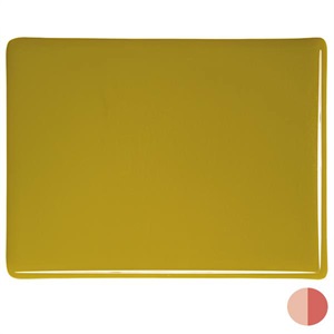 Bullseye 0227-0030 Gylden Grøn Opal 3mm